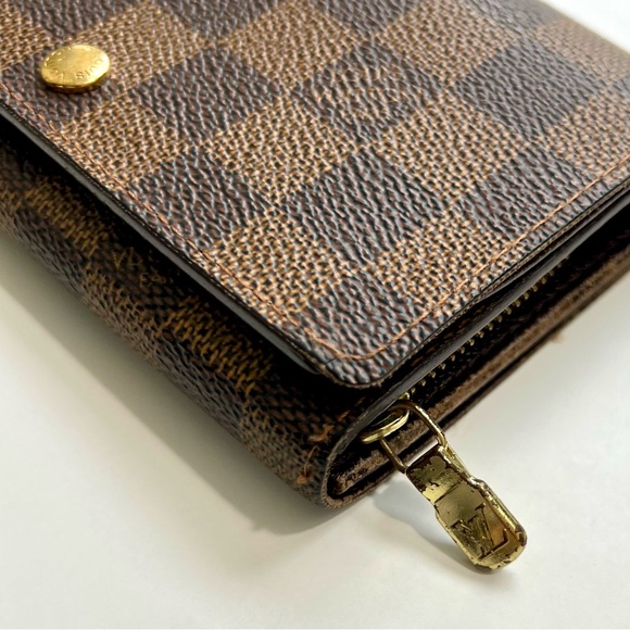 Louis Vuitton Damier Ebene Porte Monnaie Billets Tresor Wallet - Picture 11 of 13